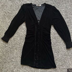 ZARA BLACK VELVET DRESS BEAND NEW PERFECT CONDITION NO STAINS